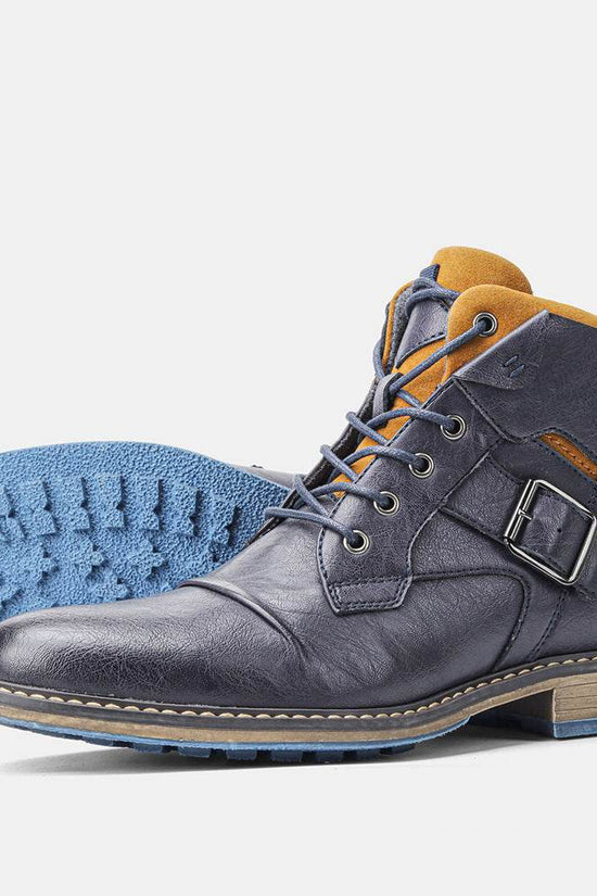 Bottes en cuir pour hommes de grande taille Bottes simples