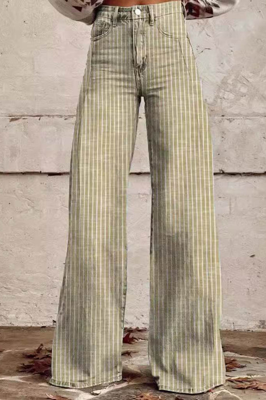 Pantalon décontracté imitation jean fin - Droxev