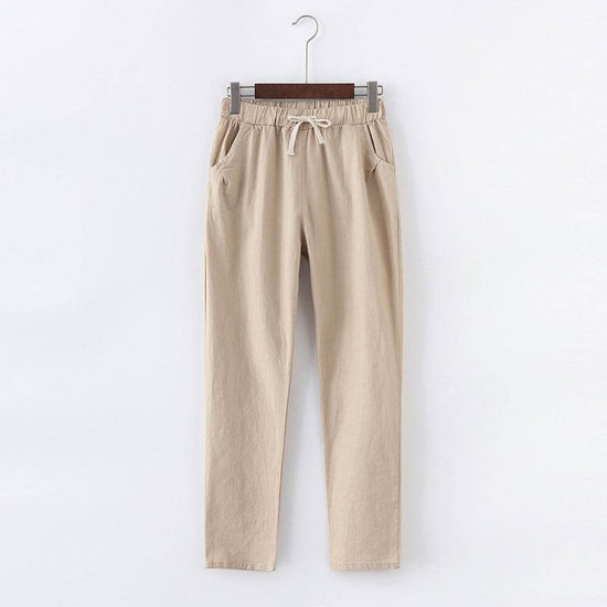 Pantalons courts pour femmes, pantalons sarouels pour femmes - Droxev