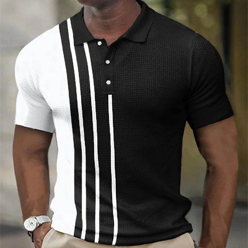 Chemise de golf d'été européenne et américaine pour hommes - Droxev