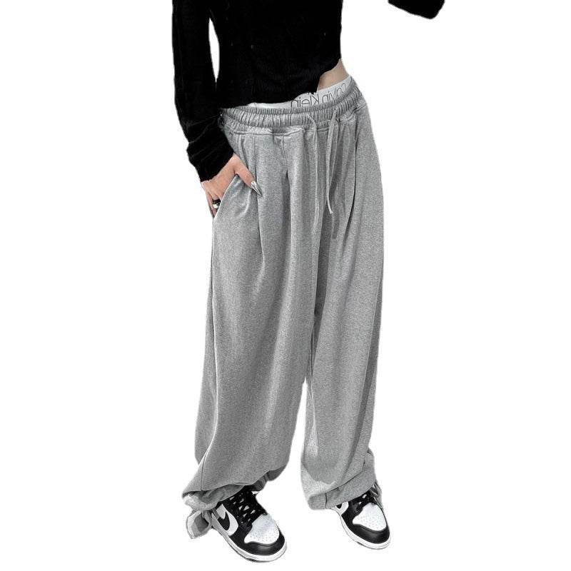 Bloomer décontracté taille haute pour femme - Droxev