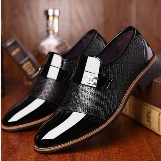 Chaussures en cuir noir - Droxev