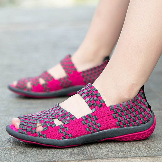 Chaussures décontractées tissées à la main pour femmes - Droxev