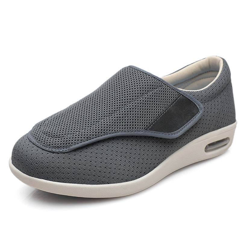 Chaussures pour personnes âgées avec un pied gras et élargi, un pouce valgus - Droxev