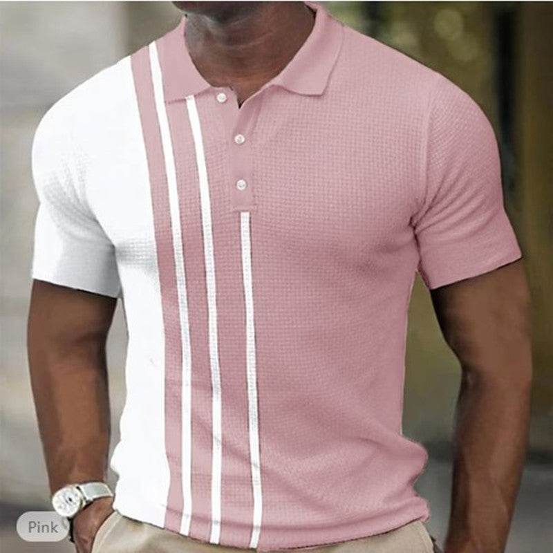Chemise de golf d'été européenne et américaine pour hommes - Droxev