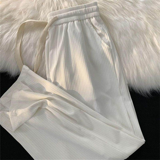 Pantalon d'été décontracté pour homme, coupe droite et ample - Droxev