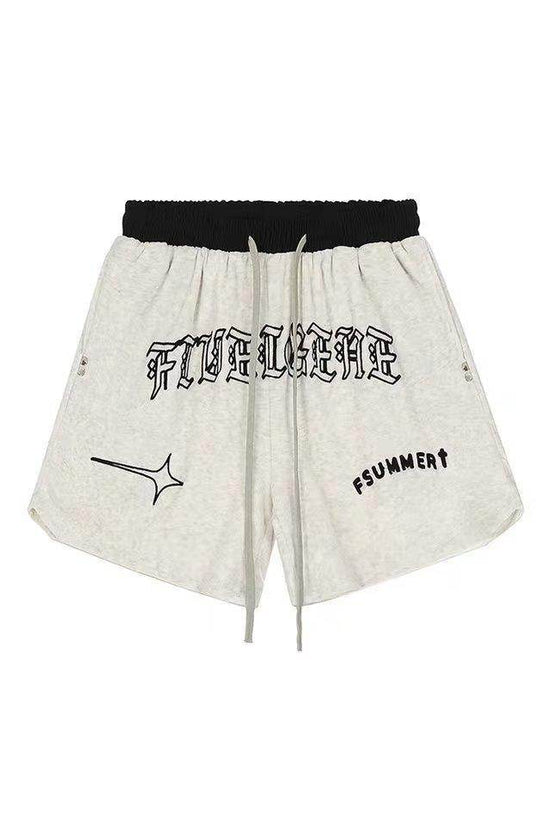 Short de sport brodé rétro américain - Droxev