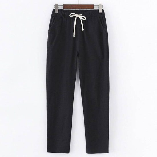 Pantalons courts pour femmes, pantalons sarouels pour femmes - Droxev