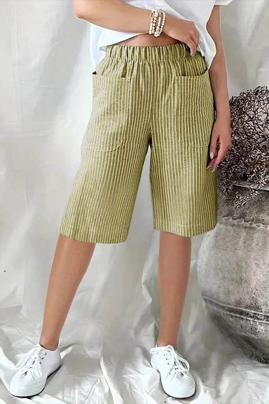 Pantalon de plage décontracté à cordon de serrage et poches en seersucker pour homme Cross-Border - Droxev