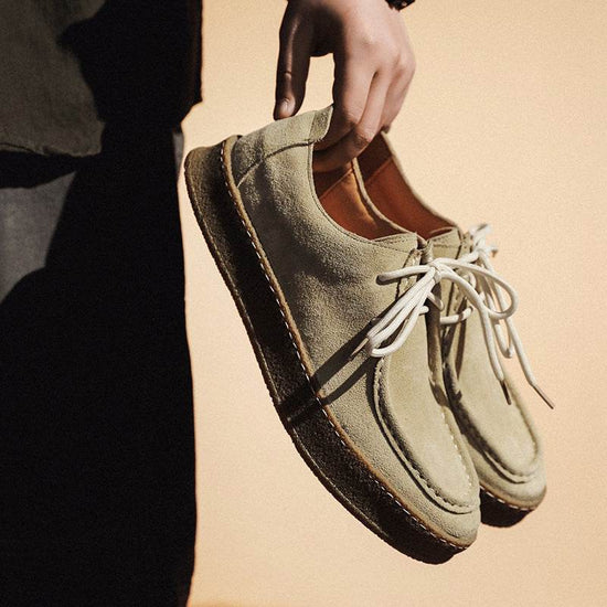 Chaussures décontractées en cuir et daim de style britannique - Droxev