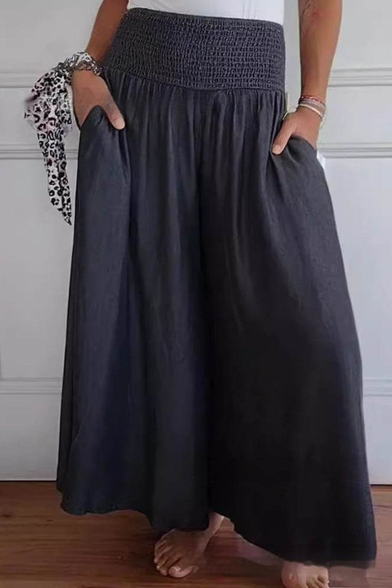 Pantalon en jean à poches pour femme - Droxev