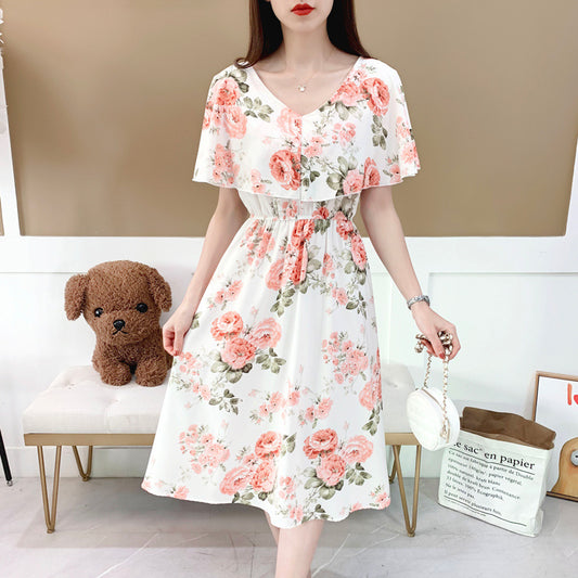Robe amincissante à la taille pour femme