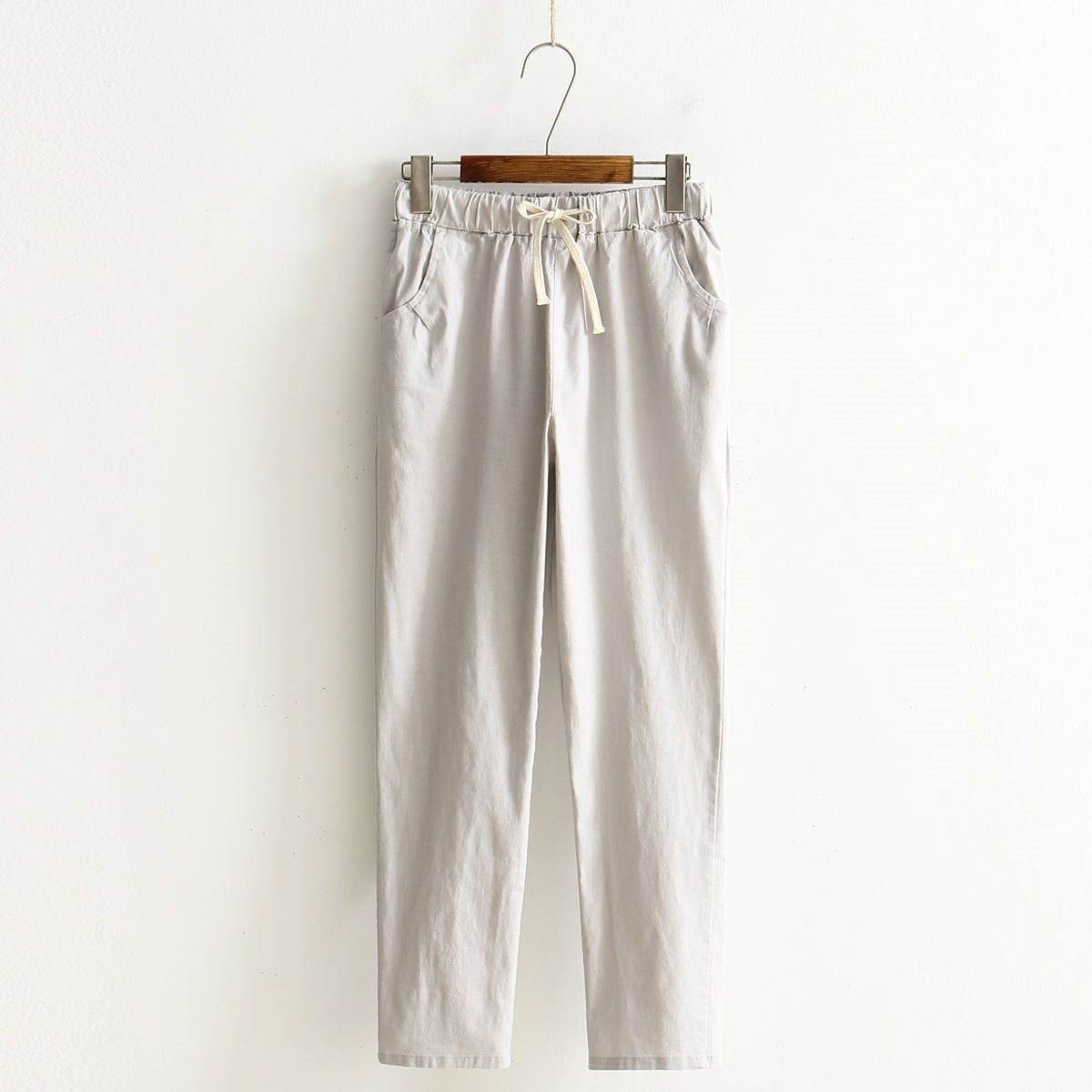 Pantalons courts pour femmes, pantalons sarouels pour femmes - Droxev