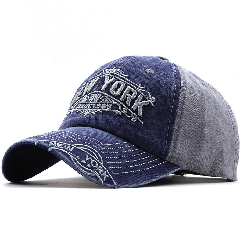 Casquette Baseball  – Broderie Grande Lettre & Look Délavé