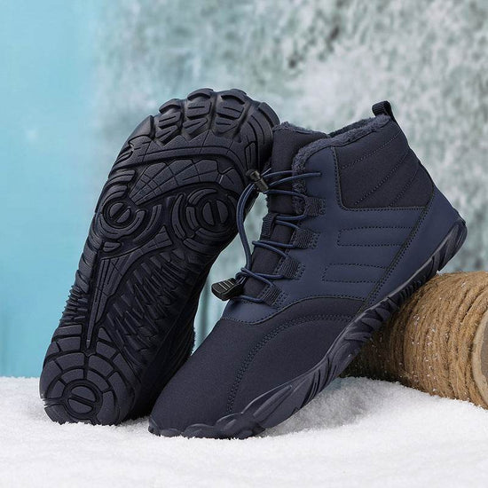 Bottes d'hiver chaudes à enfiler pour hommes et femmes, résistantes à l'usure, antidérapantes, épaisses, pour couple - Droxev