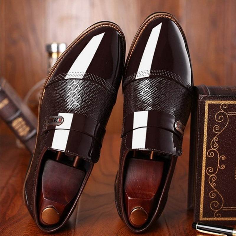 Chaussures en cuir noir - Droxev