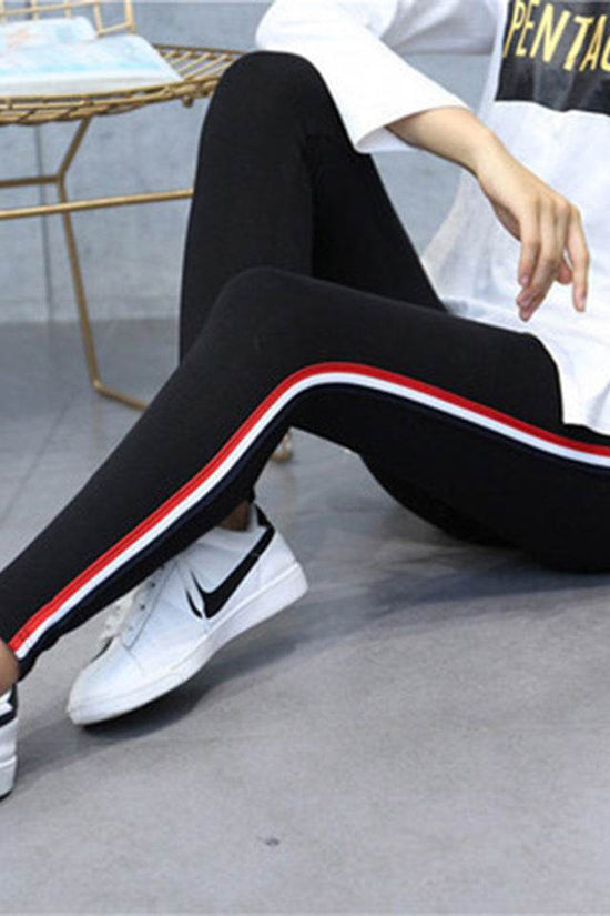 Pantalon legging décontracté extensible pour femme - Droxev