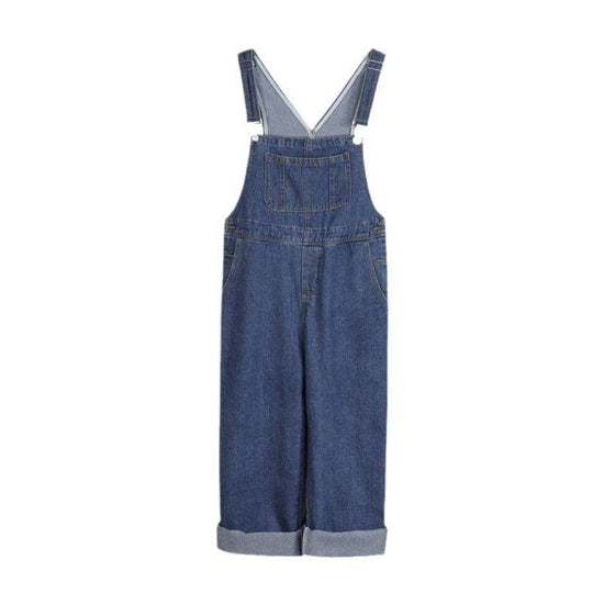 Pantalons à bretelles en denim tendance pour femmes - Droxev