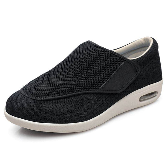 Chaussures pour personnes âgées avec un pied gras et élargi, un pouce valgus - Droxev