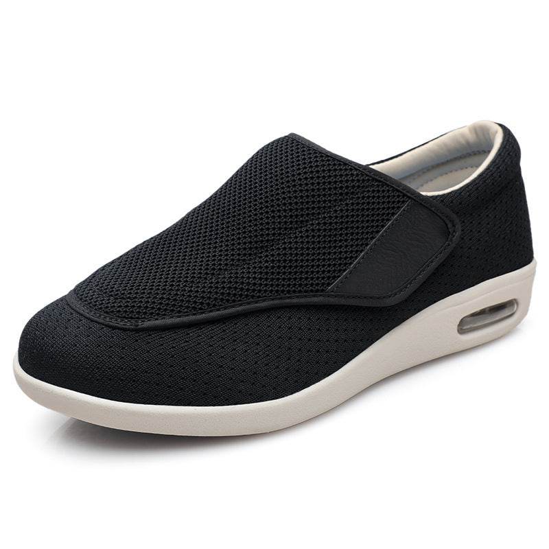 Chaussures pour personnes âgées avec un pied gras et élargi, un pouce valgus - Droxev