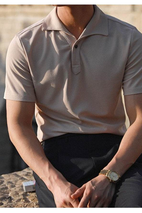 Polo de luxe à col une pièce - Droxev
