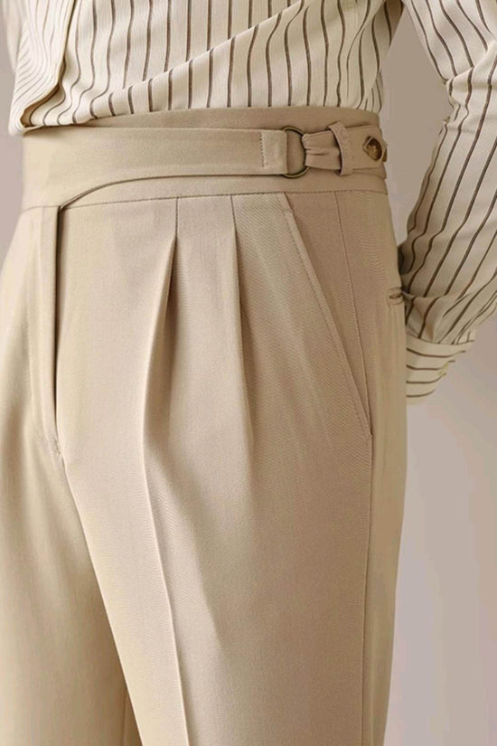 Pantalon slim taille haute décontracté pour le travail - Droxev