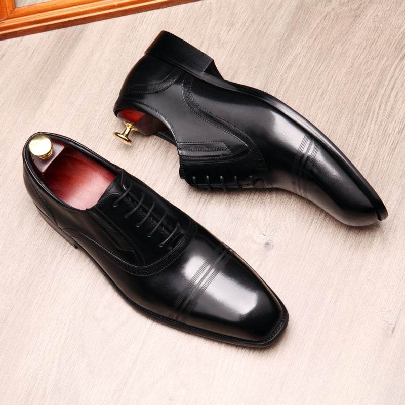 Chaussures habillées en cuir pour hommes - Droxev
