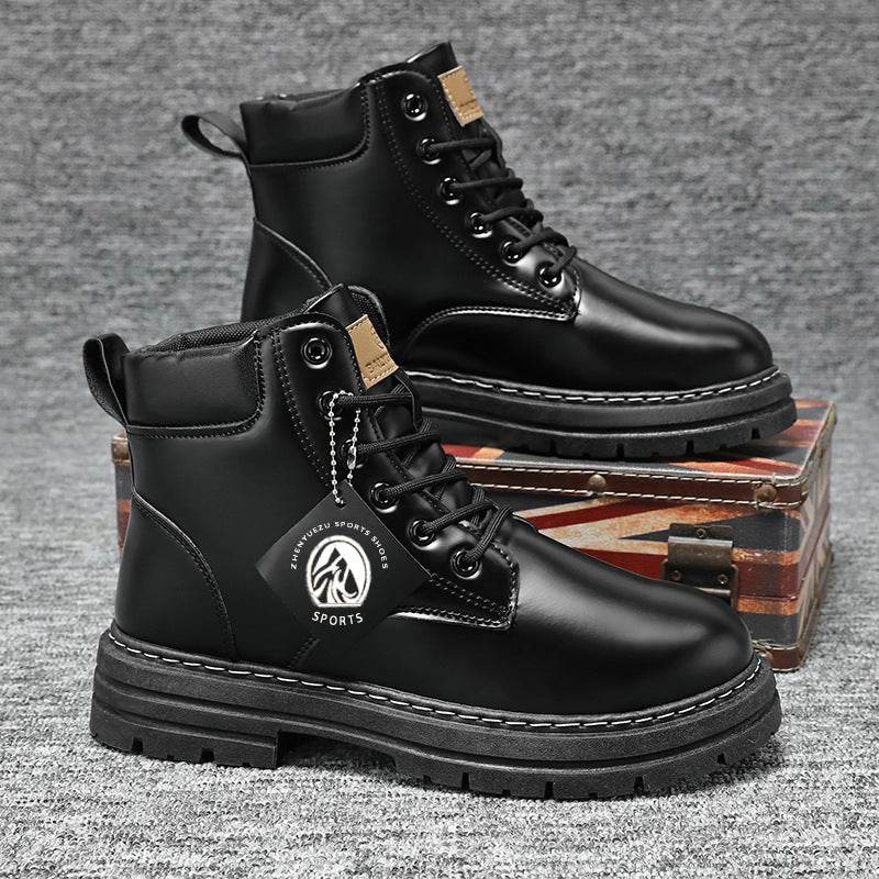 Bottes Martin montantes rétro pour homme - Droxev
