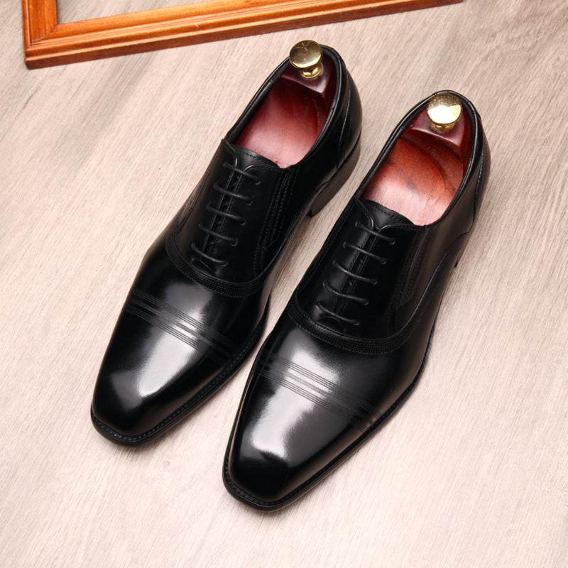Chaussures habillées en cuir pour hommes - Droxev