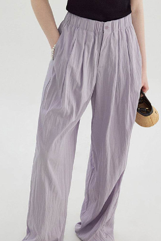 Pantalon décontracté polyvalent à jambe droite - Droxev