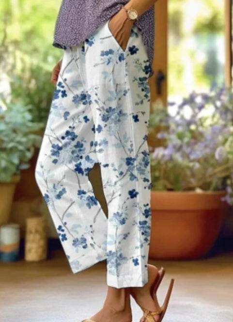 Pantalon imprimé pour femme - Droxev