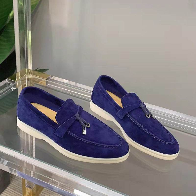 Chaussures polyvalentes en cuir pour femmes - Droxev