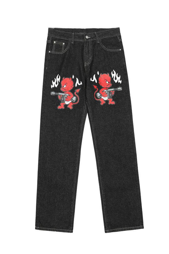 Pantalon droit ample tendance automne pantalon décontracté - Droxev