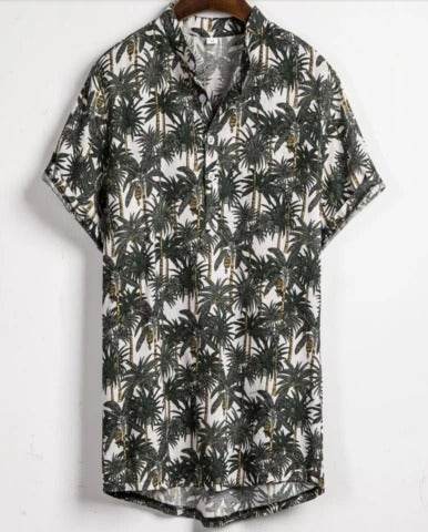 chemise homme à imprimé couleur contrastée - Droxev