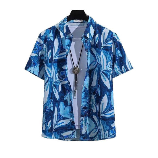 Chemise décontractée ample grande taille pour homme, design de niche, été - Droxev