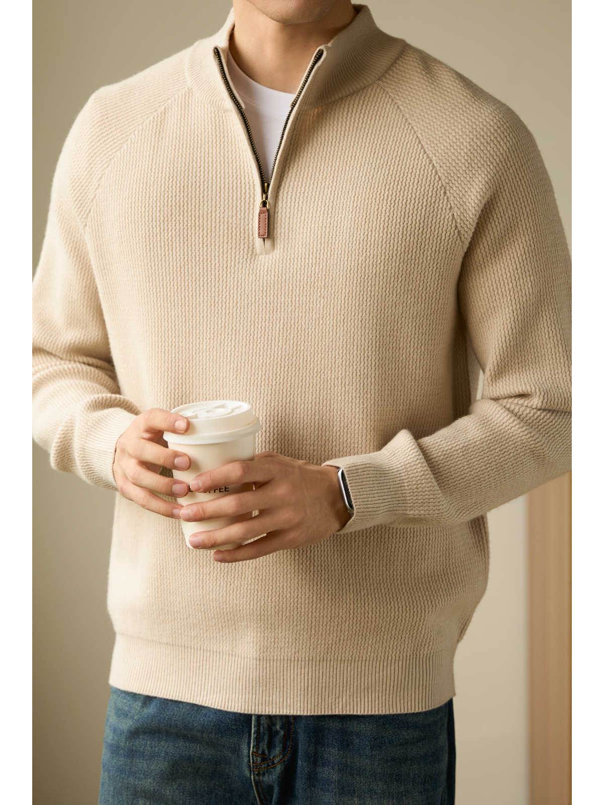 Pull tricoté de couleur unie - Droxev