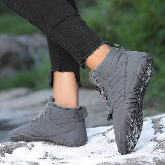 Bottes d'hiver chaudes à enfiler pour hommes et femmes, résistantes à l'usure, antidérapantes, épaisses, pour couple - Droxev
