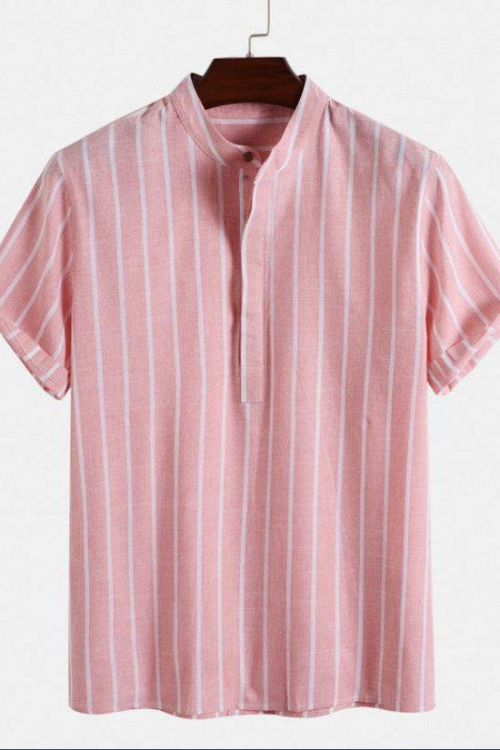 T-shirt Décontracté en Chanvre de Bambou pour Homme – Respirant et Léger - Droxev