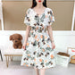 Robe amincissante à la taille pour femme
