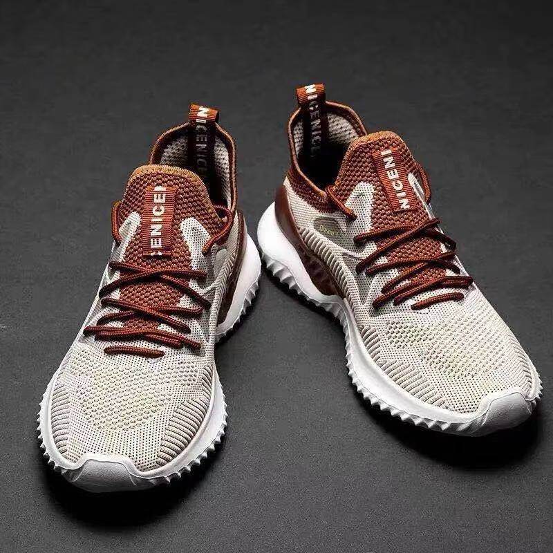 Chaussures pour hommes, chaussures décontractées tissées volantes - Droxev