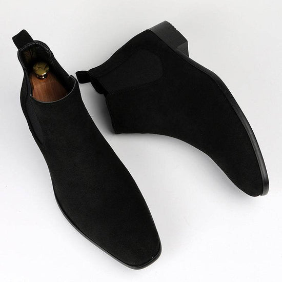 Bottines Chelsea à bout carré pour homme - Droxev