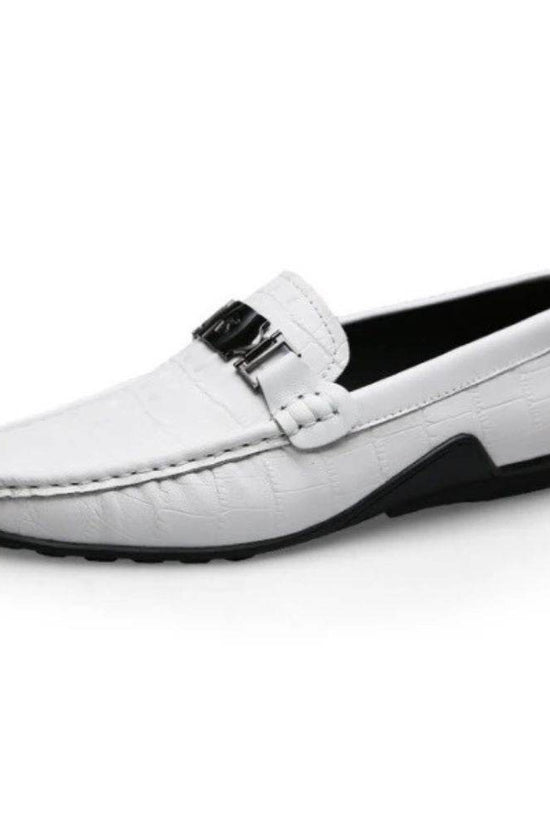 Chaussures basses en cuir pour hommes, chaussures décontractées et professionnelles en cuir - Droxev