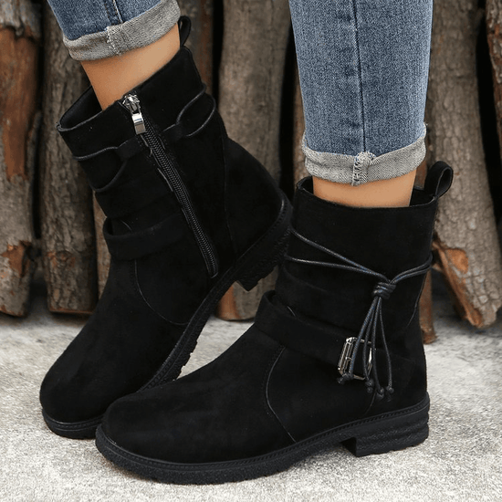 Bottes Rétro à Bout Rond - Droxev
