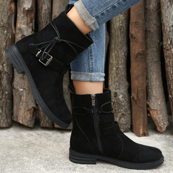 Bottes Rétro à Bout Rond - Droxev