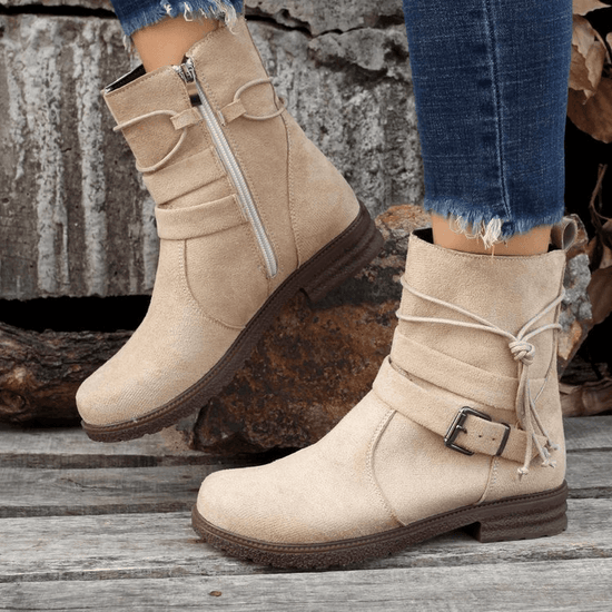 Bottes Rétro à Bout Rond - Droxev