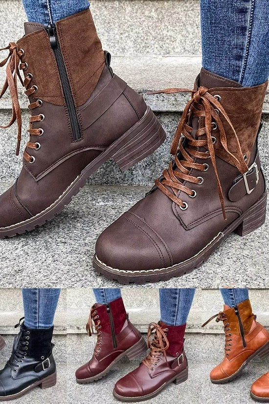 Bottes à Lacets Stylé - Droxev