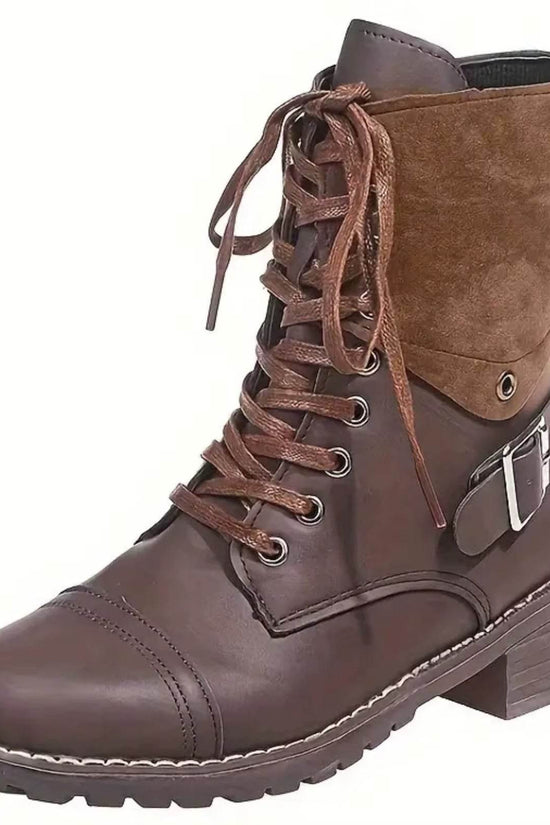 Bottes à Lacets Stylé - Droxev