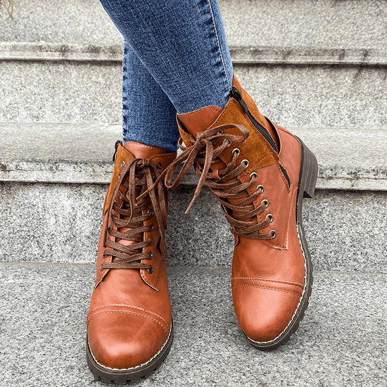 Bottes à Lacets Stylé - Droxev