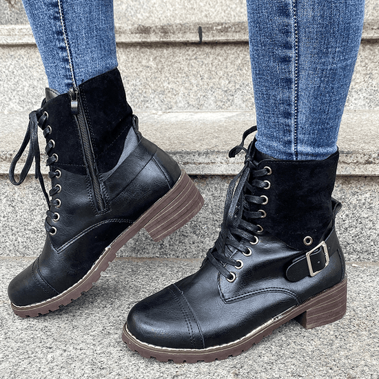 Bottes à Lacets Stylé - Droxev