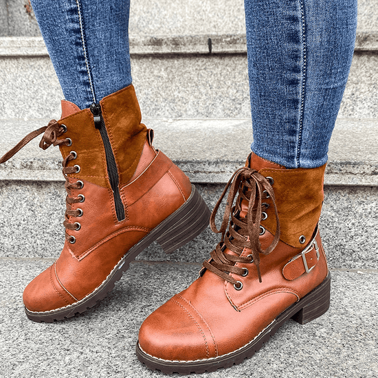 Bottes à Lacets Stylé - Droxev